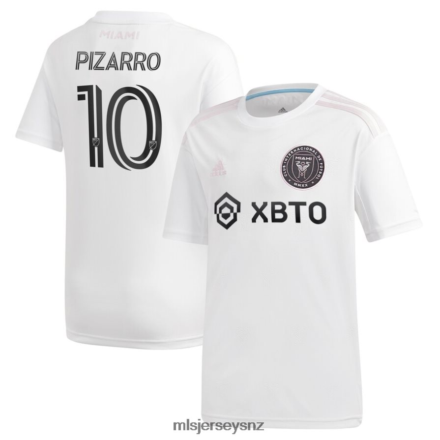 MLS Jerseys JerseyKids Inter Miami CF Rodolfo Pizarro Adidas White 2020 Primary Replica Jersey VRX6RJ1097