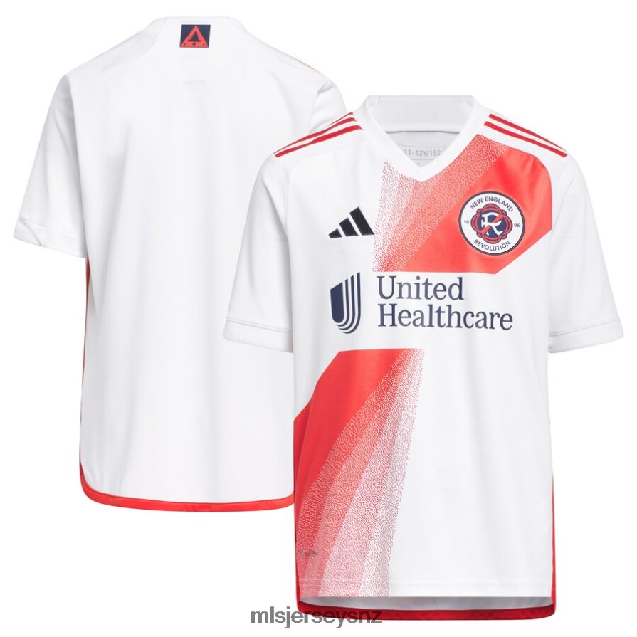 MLS Jerseys JerseyKids New England Revolution Adidas White 2023 Defiance Replica Jersey VRX6RJ115