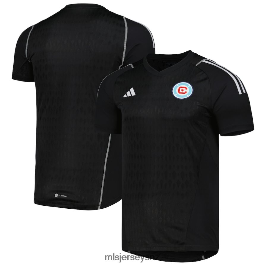 MLS Jerseys JerseyMen Chicago Fire Adidas Black 2023 Replica Goalkeeper Jersey VRX6RJ543