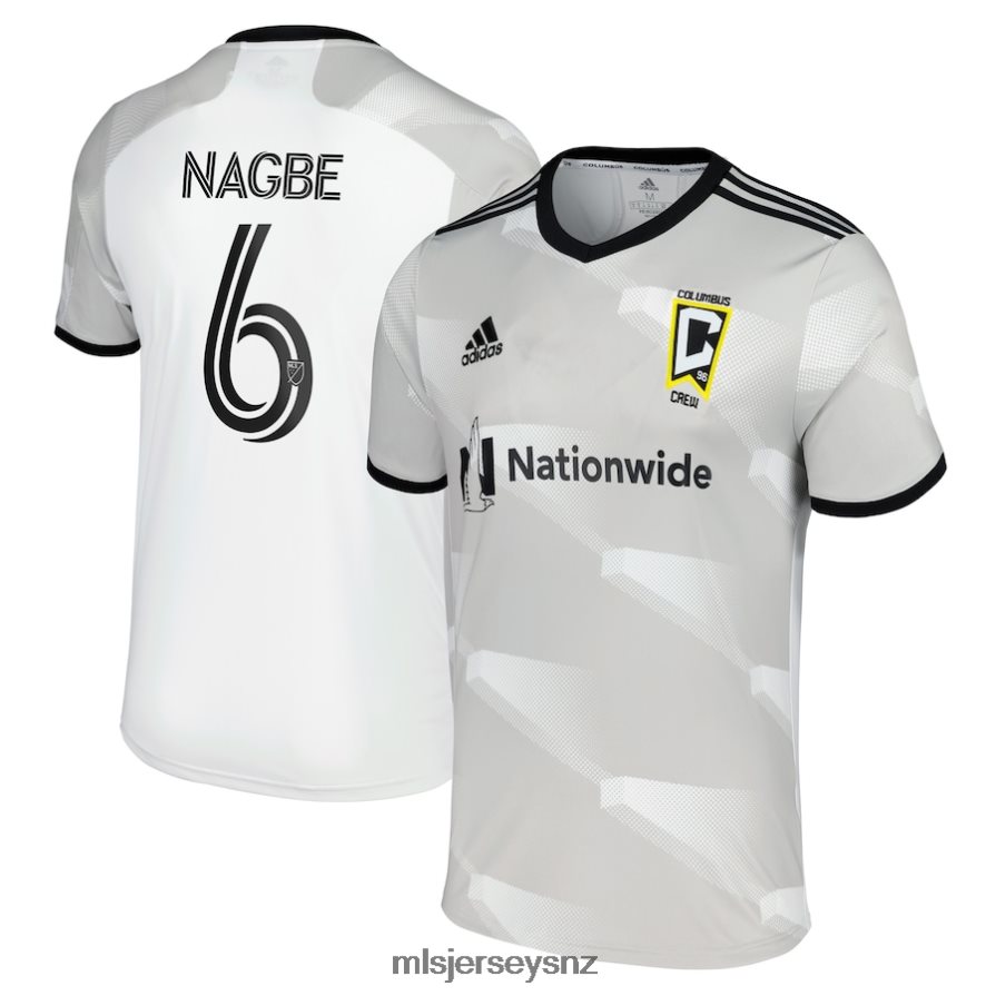 MLS Jerseys JerseyMen Columbus Crew Darlington Nagbe Adidas White 2022 Gold Standard Replica Player Jersey VRX6RJ746