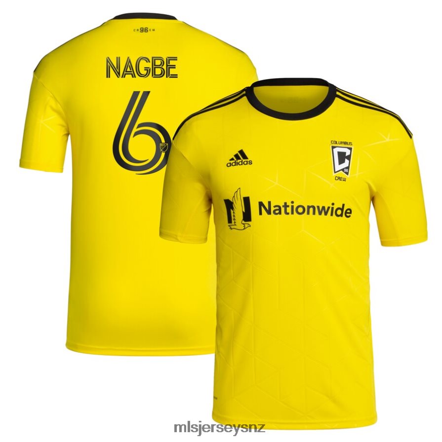 MLS Jerseys JerseyMen Columbus Crew Darlington Nagbe Adidas Yellow 2022 Gold Standard Kit Replica Player Jersey VRX6RJ1243