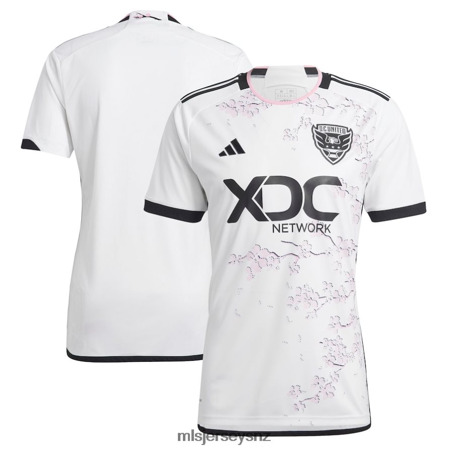 MLS Jerseys JerseyMen D.C. United Adidas White 2023 The Cherry Blossom Kit Replica Jersey VRX6RJ43