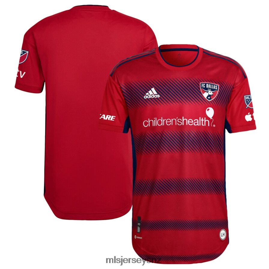 MLS Jerseys JerseyMen FC Dallas Adidas Red 2023 Crescendo Kit Authentic Jersey VRX6RJ98