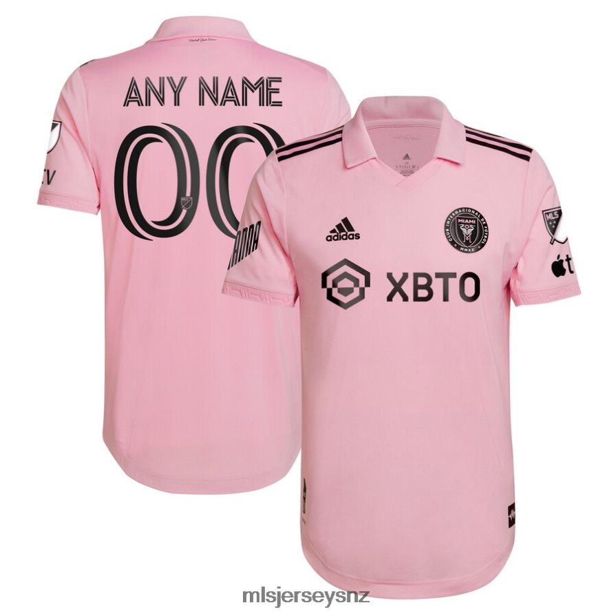 MLS Jerseys JerseyMen Inter Miami CF Adidas Pink 2022 The Heart Beat Kit Authentic Custom Jersey VRX6RJ394