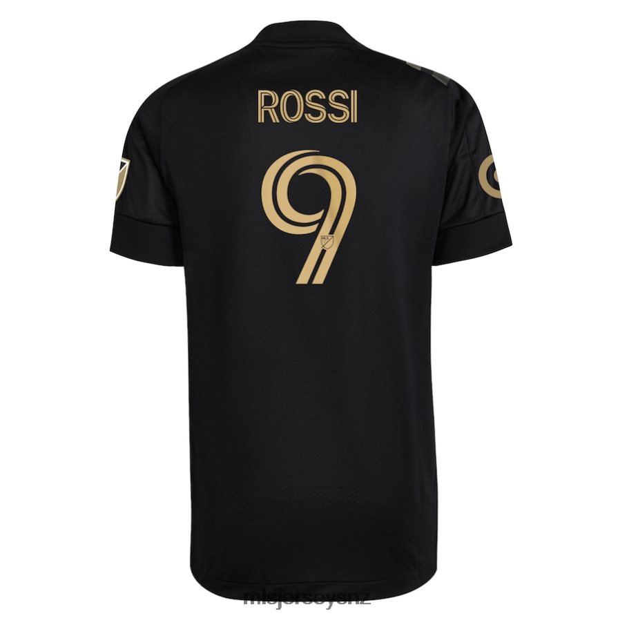MLS Jerseys JerseyMen LAFC Diego Rossi Adidas Black 2021 Primary Authentic Player Jersey VRX6RJ1272
