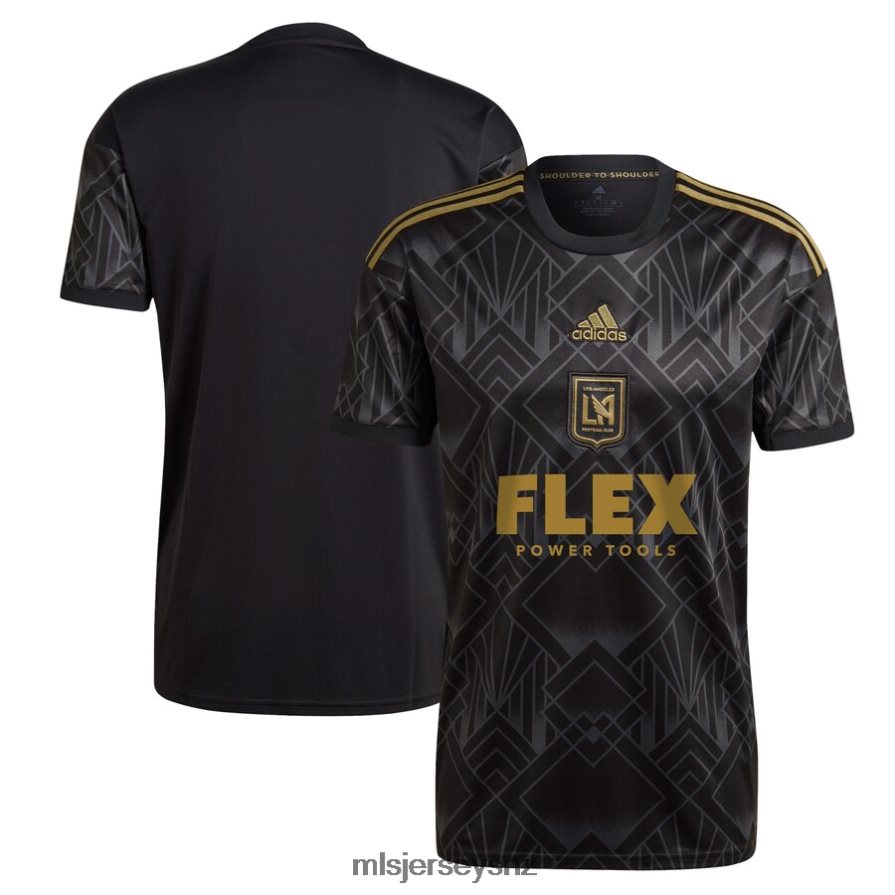 MLS Jerseys JerseyMen LAFC Adidas Black 2022 5 Year Anniversary Kit Replica Blank Jersey VRX6RJ91