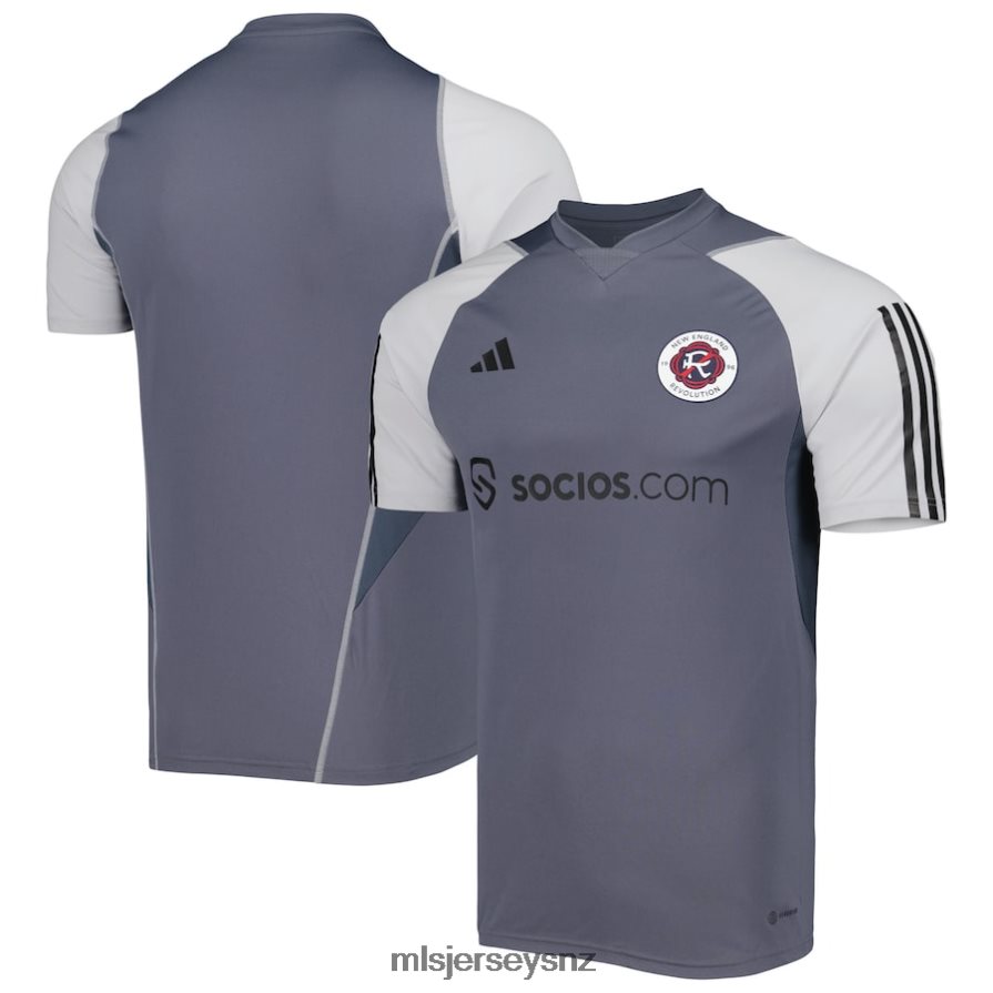 MLS Jerseys JerseyMen New England Revolution Adidas Gray 2023 On-Field Training Jersey VRX6RJ310