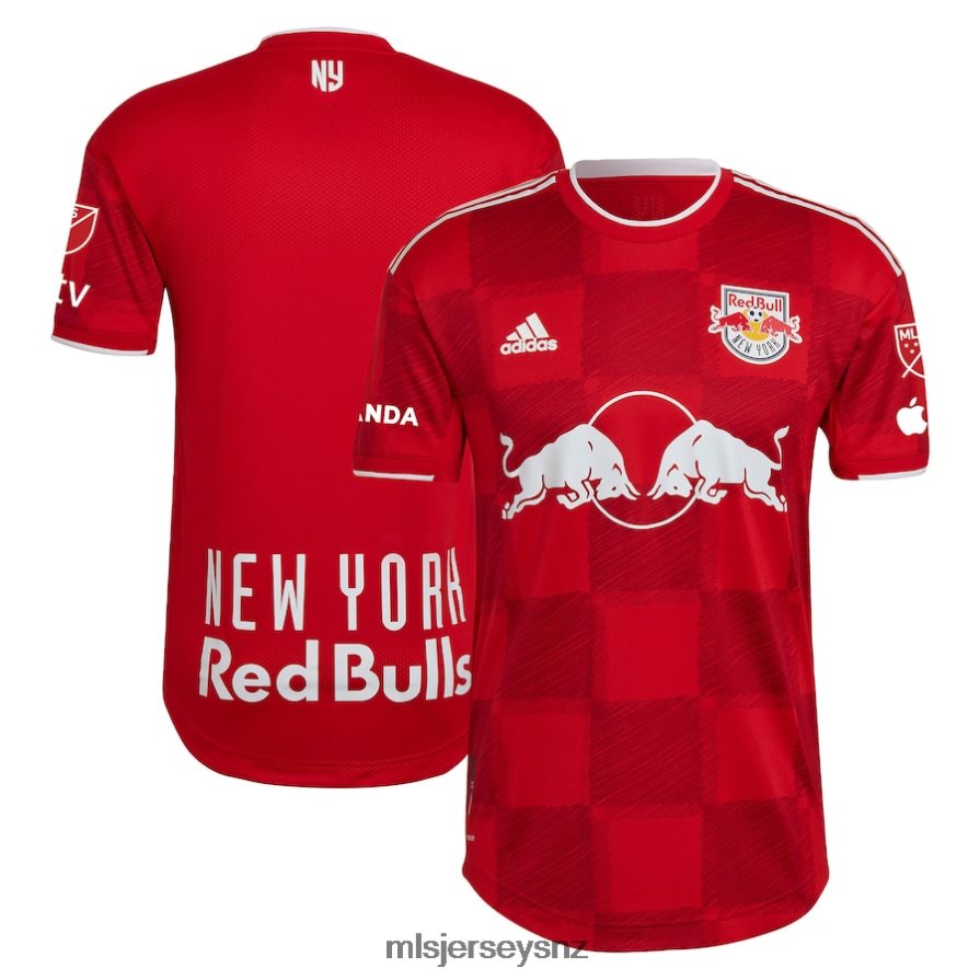 MLS Jerseys JerseyMen New York Red Bulls Adidas Red 2023 1Ritmo Authentic Jersey VRX6RJ281