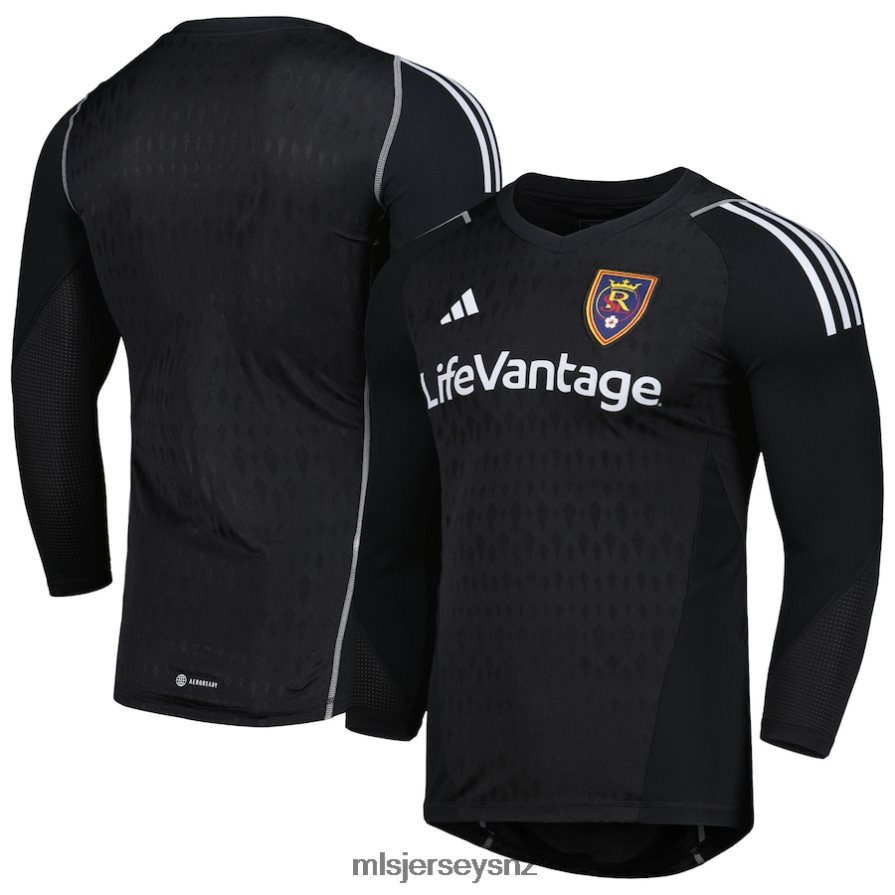 MLS Jerseys JerseyMen Real Salt Lake Adidas Black 2023 Goalkeeper Long Sleeve Replica Jersey VRX6RJ1104