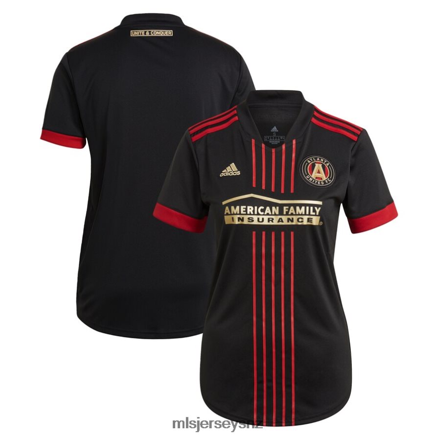 MLS Jerseys JerseyWomen Atlanta United FC Adidas Black 2021 The BLVCK Kit Replica Jersey VRX6RJ81