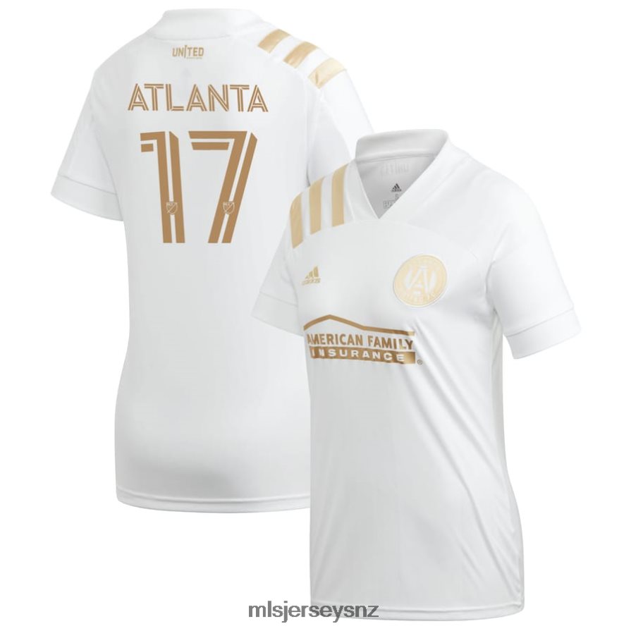 MLS Jerseys JerseyWomen Atlanta United FC Adidas White 2020 King's Replica Jersey VRX6RJ960
