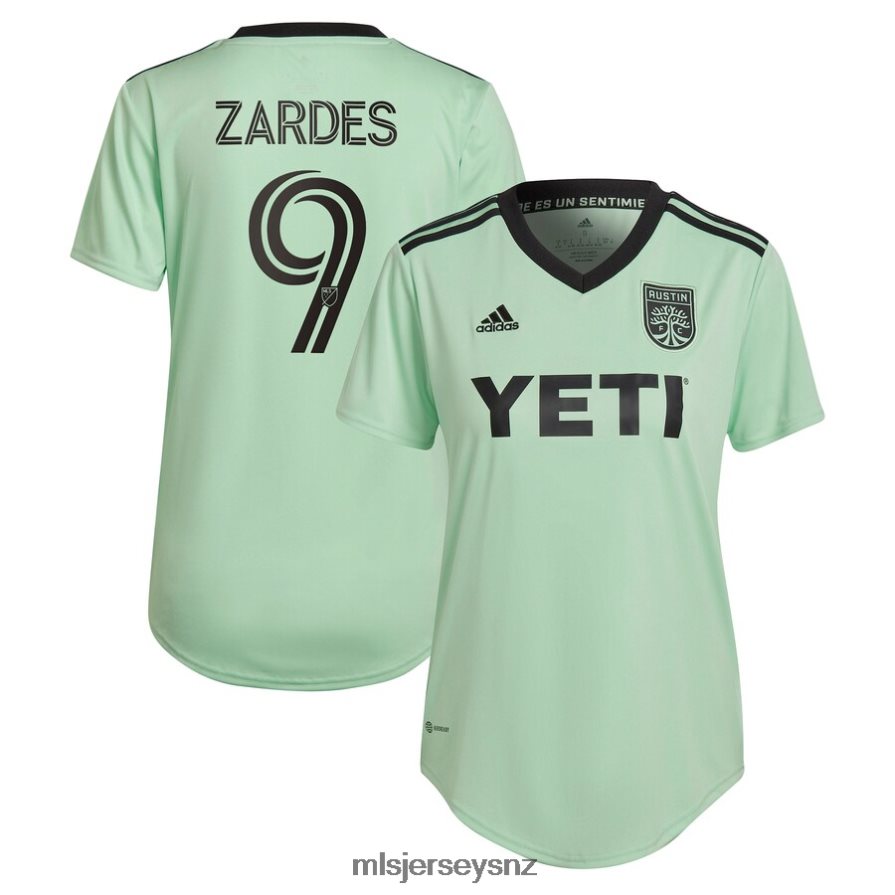 MLS Jerseys JerseyWomen Austin FC Gyasi Zardes Adidas Mint 2023 The Sentimiento Kit Replica Player Jersey VRX6RJ1238