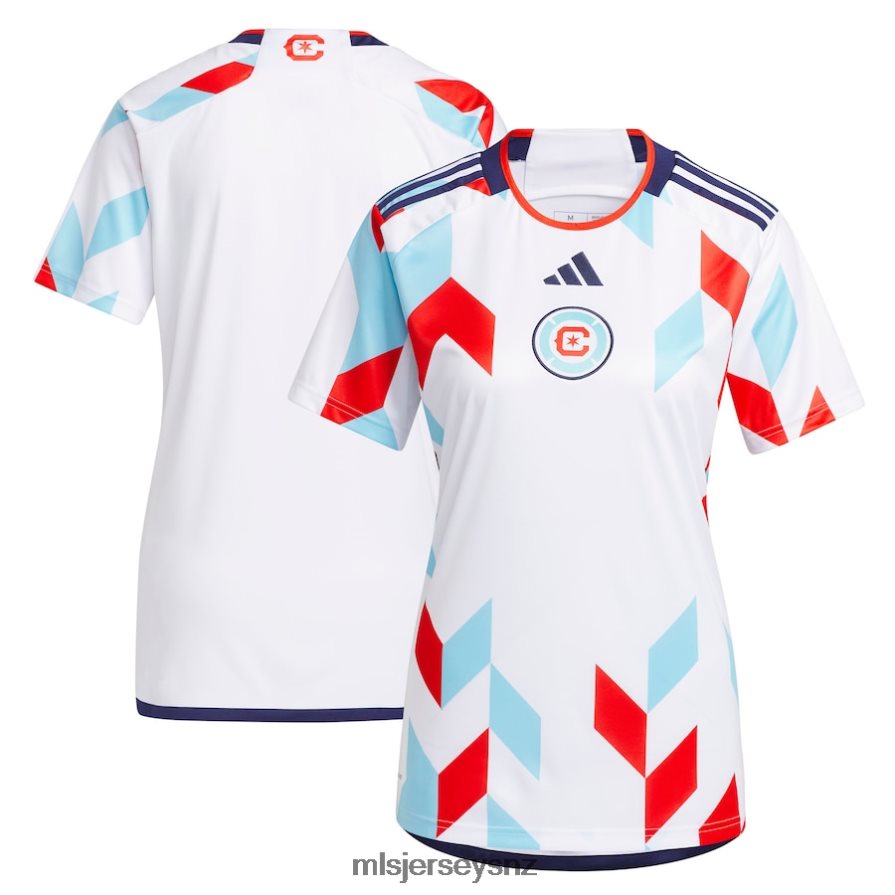 MLS Jerseys JerseyWomen Chicago Fire Adidas White 2023 A Kit For All Replica Jersey VRX6RJ233