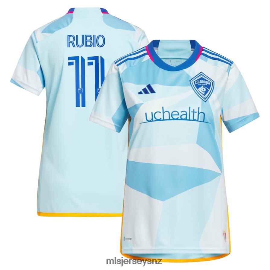 MLS Jerseys JerseyWomen Colorado Rapids Diego Rubio Adidas Light Blue 2023 New Day Kit Replica Jersey VRX6RJ1214