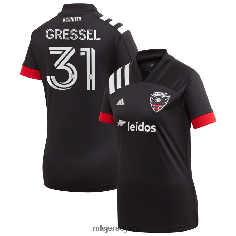 MLS Jerseys JerseyWomen D.C. United Julian Gressel Adidas Black 2020 Primary Replica Jersey VRX6RJ1458