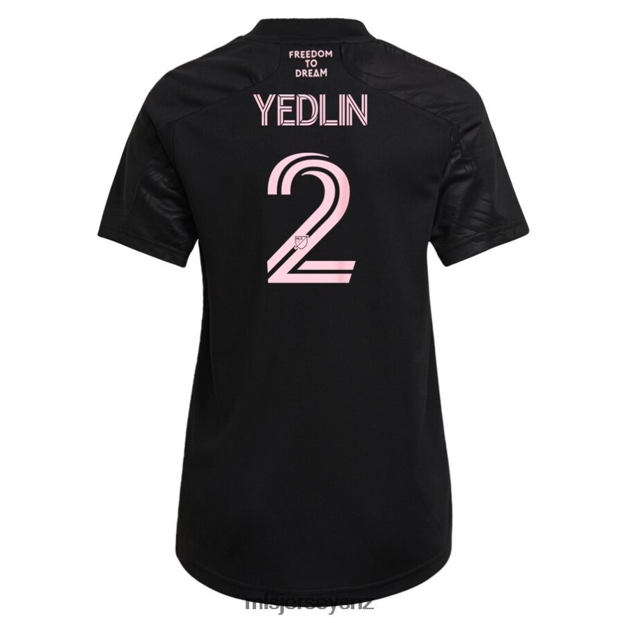 MLS Jerseys JerseyWomen Inter Miami CF DeAndre Yedlin Adidas Black 2021 La Palma Replica Player Jersey VRX6RJ1270