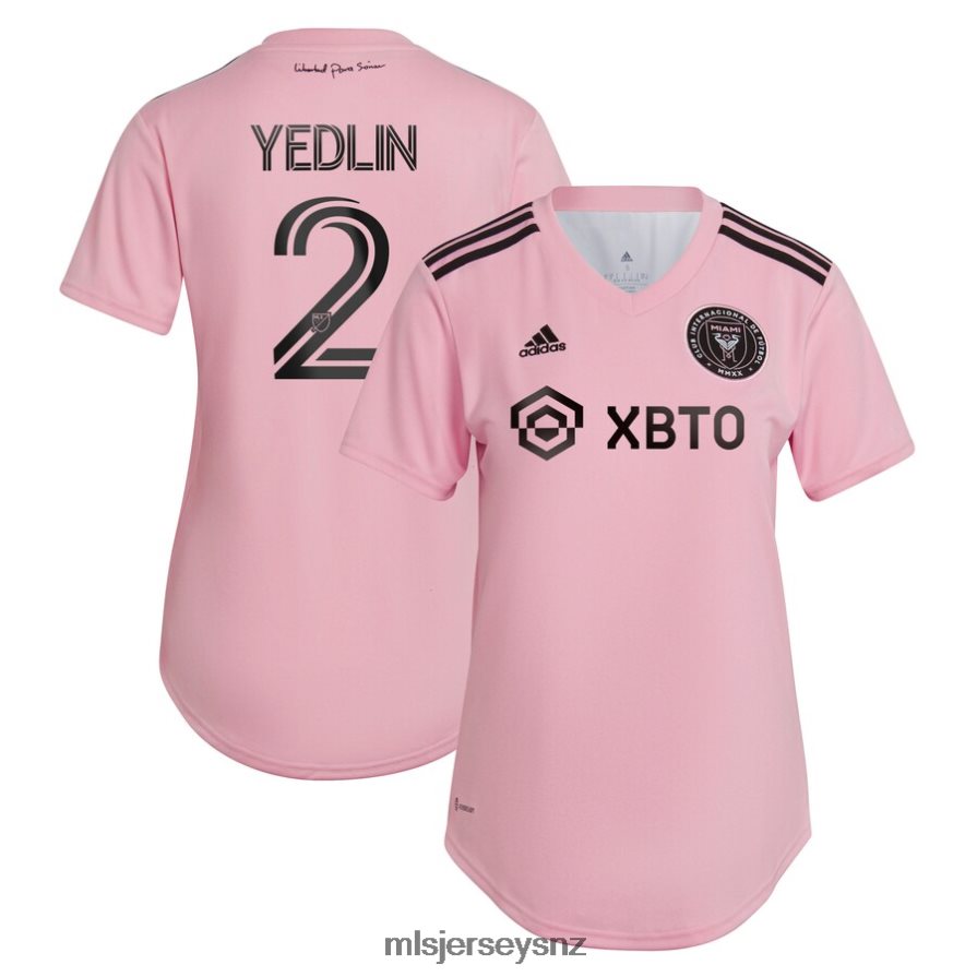 MLS Jerseys JerseyWomen Inter Miami CF DeAndre Yedlin Adidas Pink 2022 The Heart Beat Kit Replica Player Jersey VRX6RJ1034