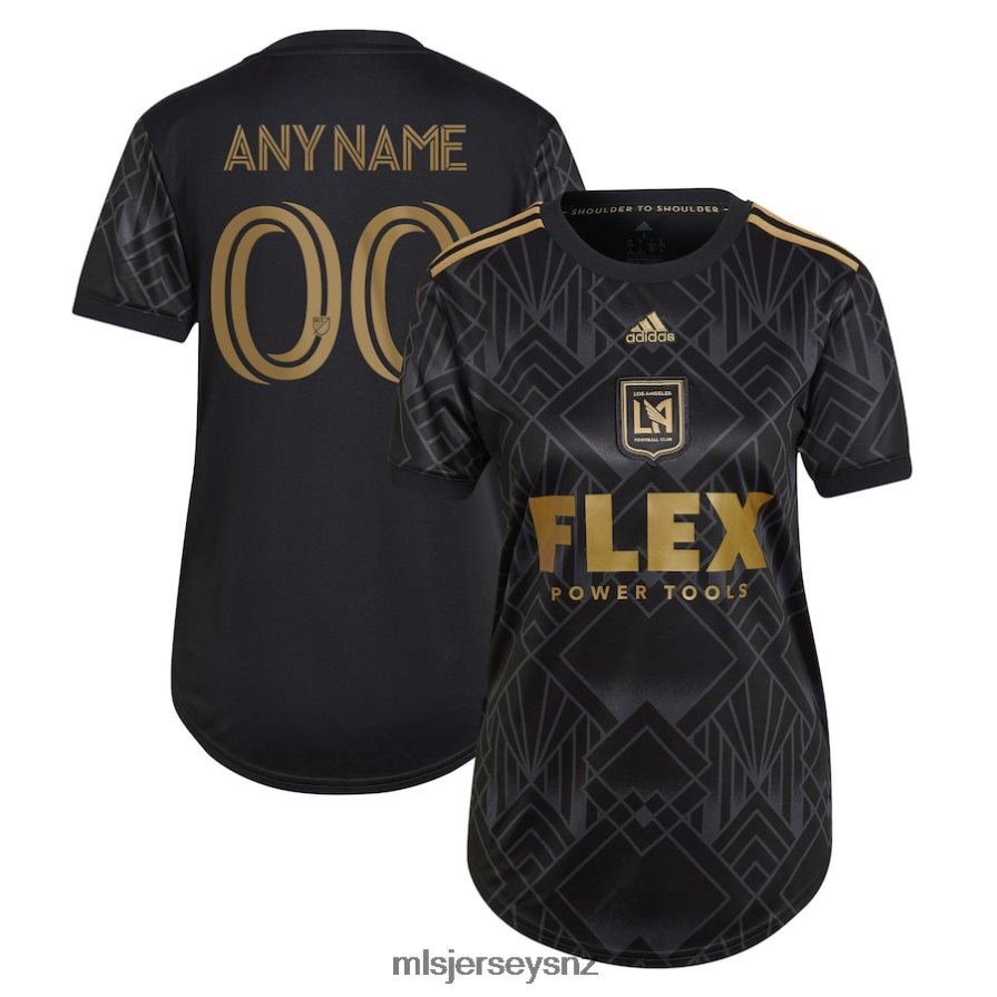 MLS Jerseys JerseyWomen LAFC Adidas Black 2022 5 Year Anniversary Kit Replica Custom Jersey VRX6RJ622