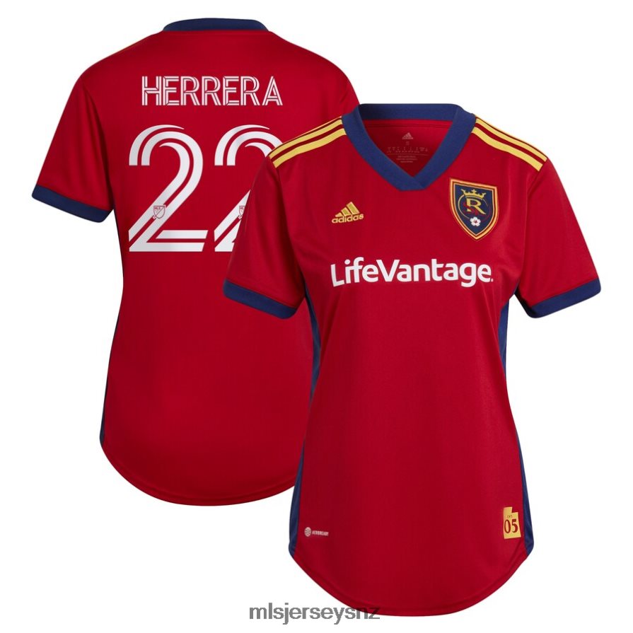 MLS Jerseys JerseyWomen Real Salt Lake Aaron Herrera Adidas Red 2022 The Believe Kit Replica Player Jersey VRX6RJ1492