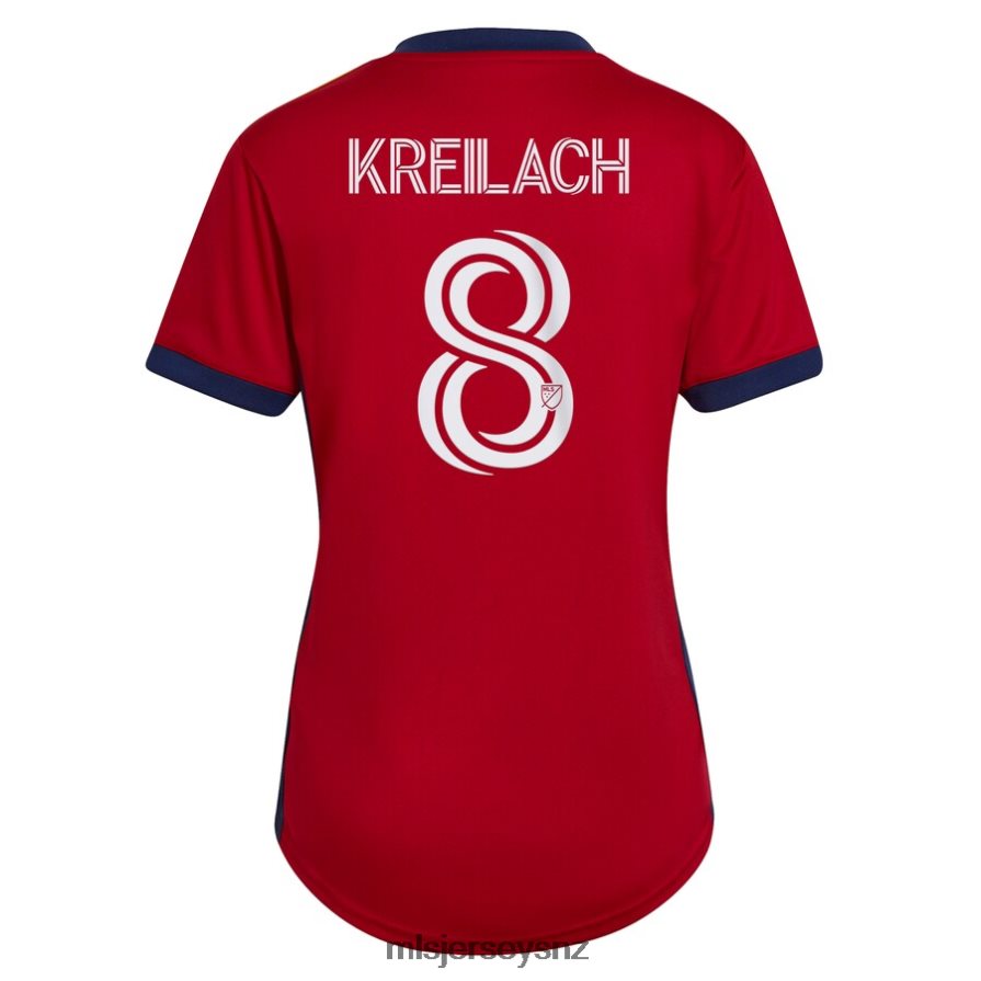 MLS Jerseys JerseyWomen Real Salt Lake Damir Kreilach Adidas Red 2022 The Believe Kit Replica Player Jersey VRX6RJ1264