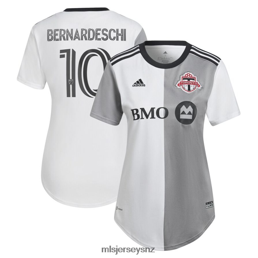 MLS Jerseys JerseyWomen Toronto FC Federico Bernardeschi Adidas White 2023 Community Kit Replica Player Jersey VRX6RJ840
