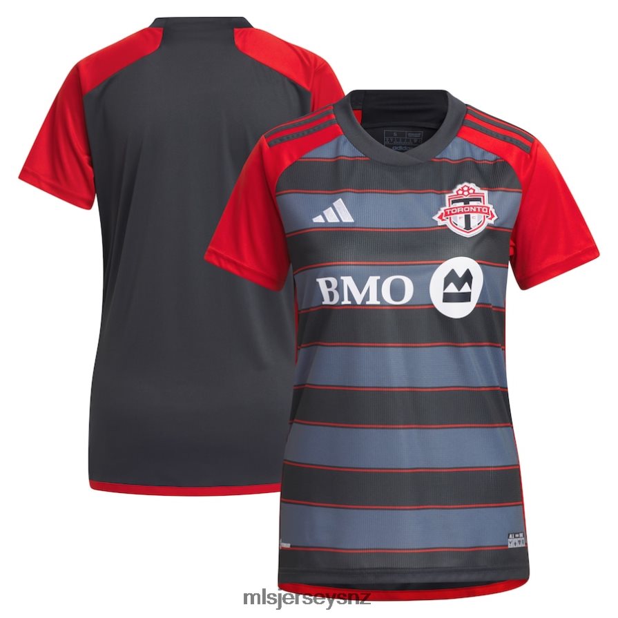 MLS Jerseys JerseyWomen Toronto FC Adidas Gray 2023 Club Kit Replica Jersey VRX6RJ501
