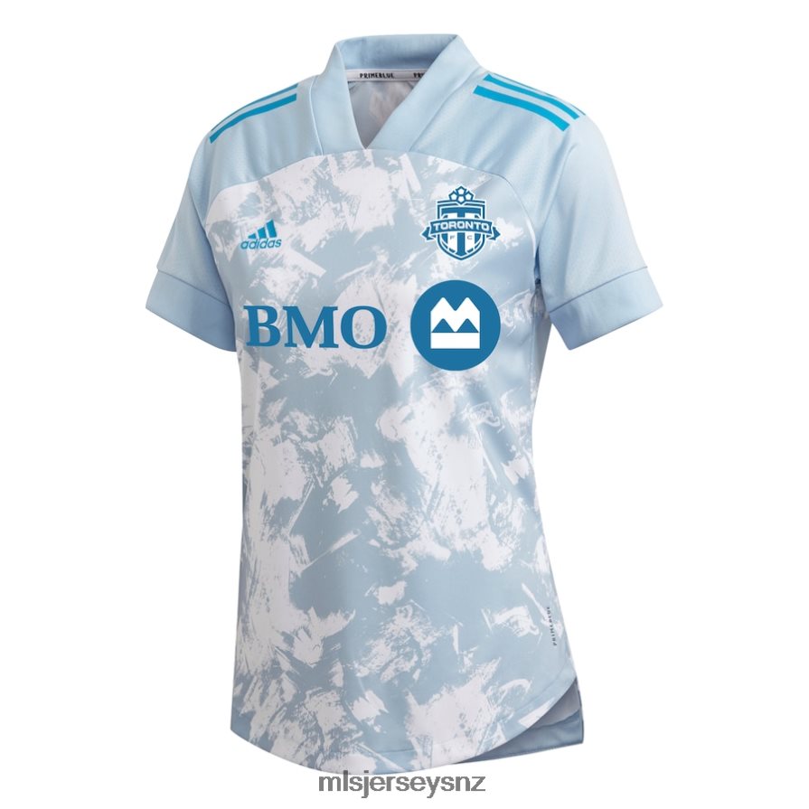 MLS Jerseys JerseyWomen Toronto FC Adidas Light Blue 2021 Primeblue Replica Jersey VRX6RJ1434