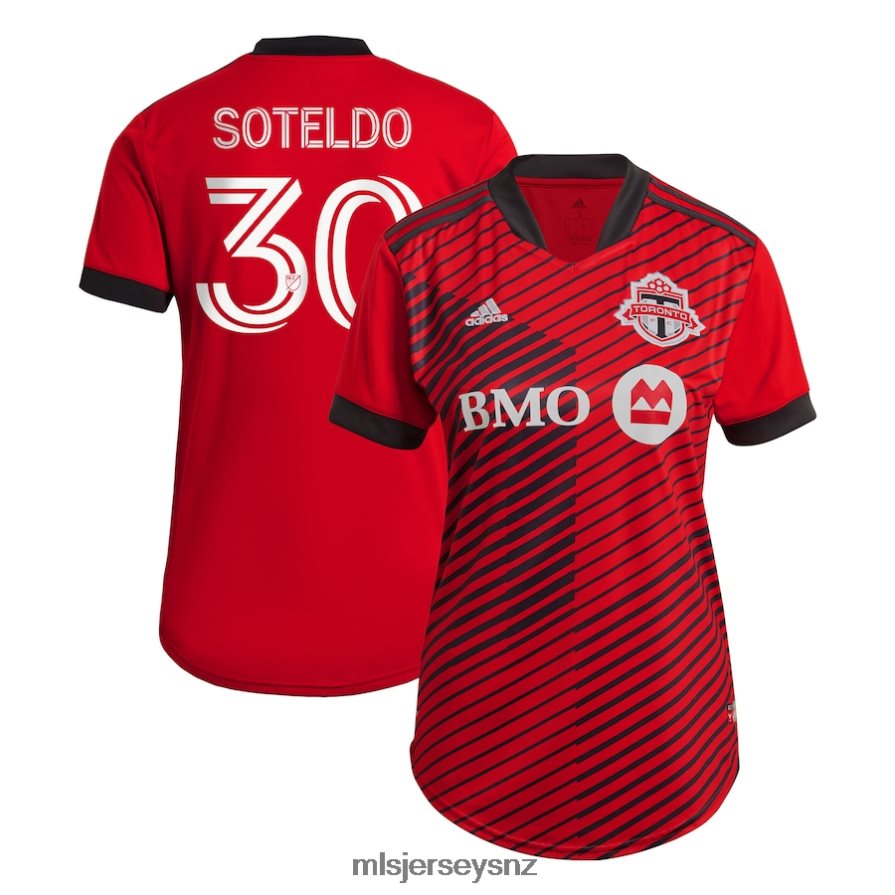 MLS Jerseys JerseyWomen Toronto FC Yeferson Soteldo Adidas Red 2021 A41 Replica Player Jersey VRX6RJ1289