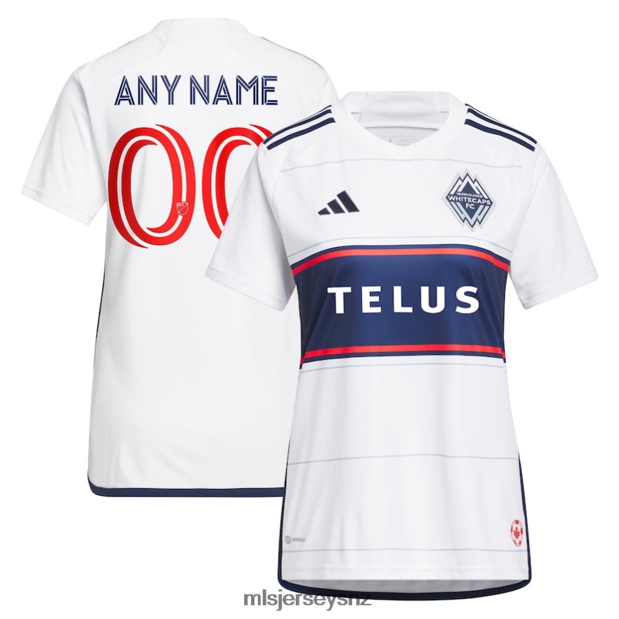 MLS Jerseys JerseyWomen Vancouver Whitecaps FC Adidas White 2023 Bloodlines Replica Custom Jersey VRX6RJ868