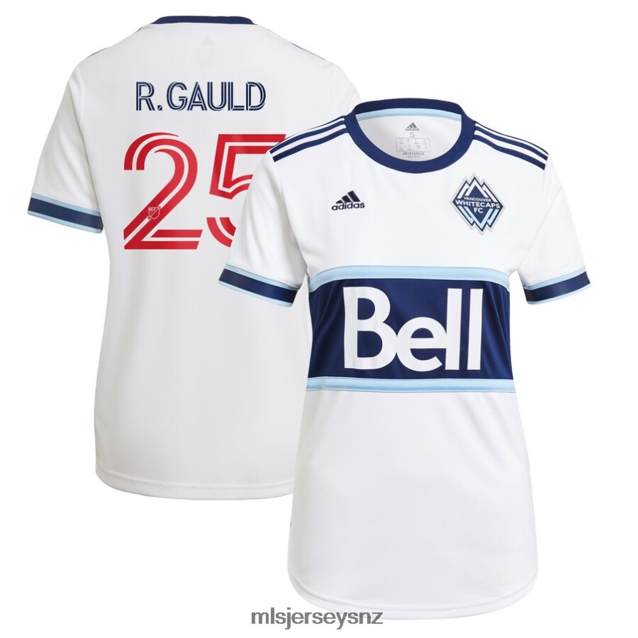 MLS Jerseys JerseyWomen Vancouver Whitecaps FC Ryan Gauld Adidas White 2021 Primary Replica Player Jersey VRX6RJ1324